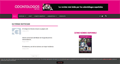 Desktop Screenshot of odontologosdehoy.com